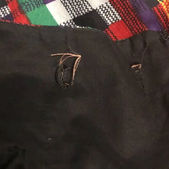 Trashy Diva Mad Plaid cotton Country Club Halter Dress - Picture 8 of 9